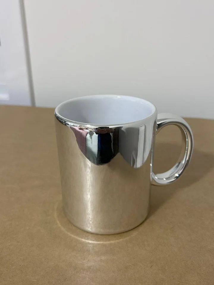 Caneca Metalizada Prata