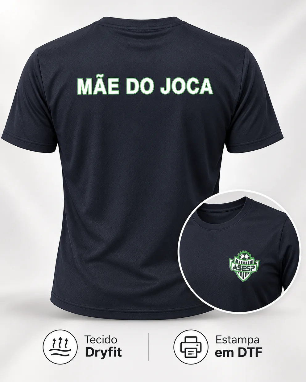 Camiseta Dryfit com Estampa DTF